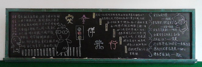 安全教育板报评选