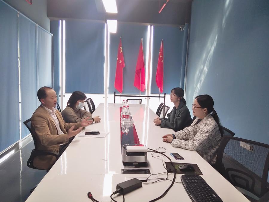 必赢bwin线路检测中心校企办赴福建骠骑网络科技有限公司交流调研